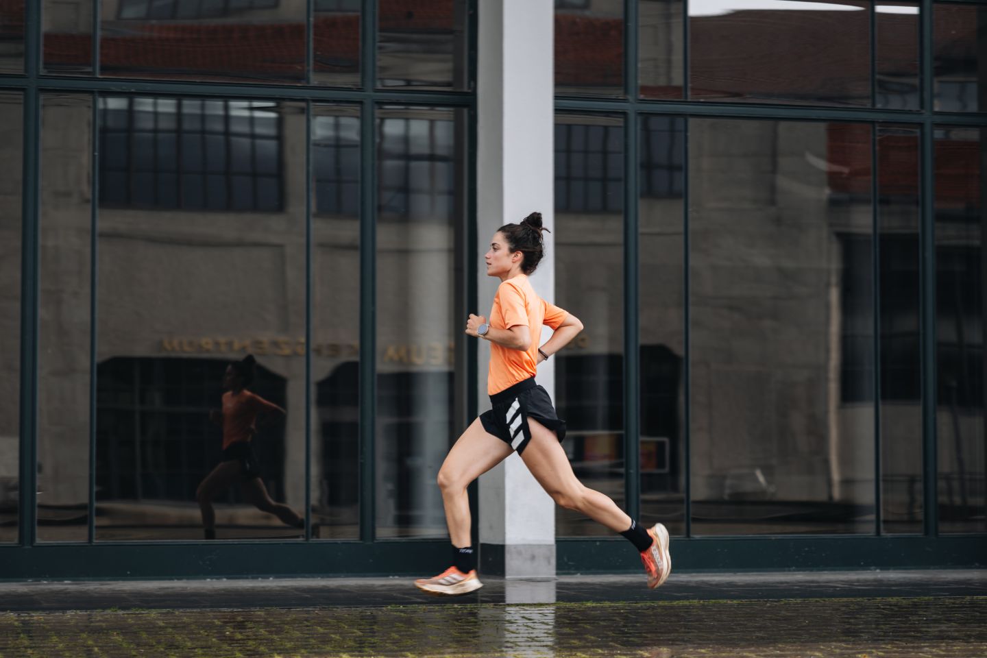 Running Marathon Stadt