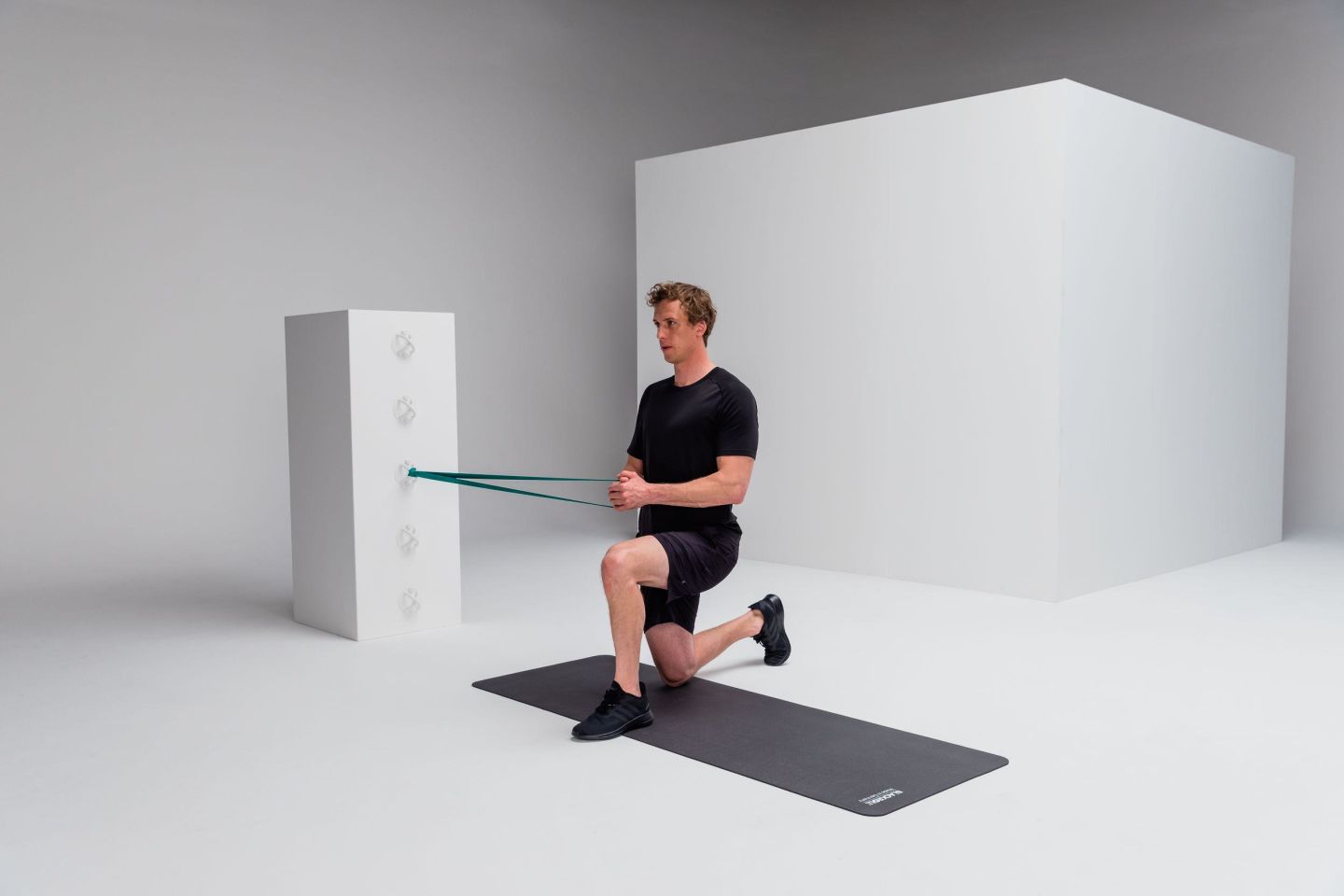 Pallof press strengthening blackroll