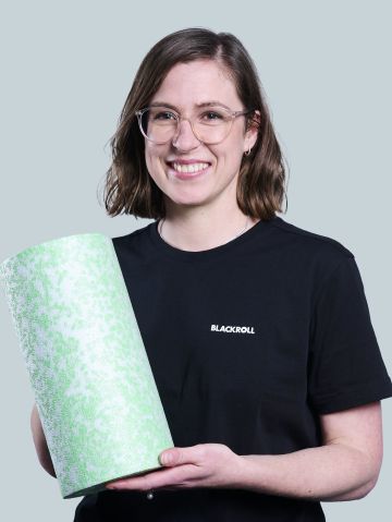 Andrea Zimmerli mit Produkt