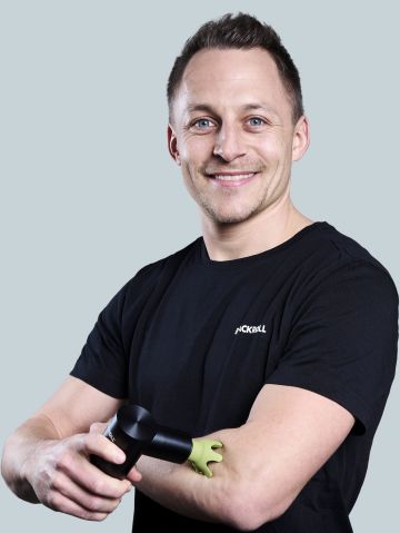 Michael Kopp mit Produkt