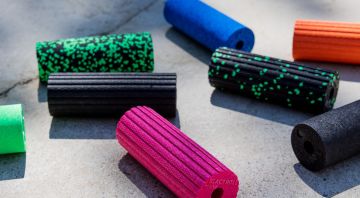 mini foam roller in different colours