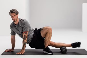 Faszienrolle Beine Oberschenkel