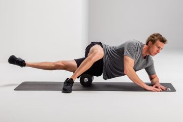 Faszienrolle Oberschenekl seilich