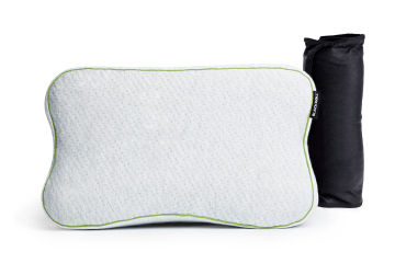 BLACKROLL® Recovery Pillow (50 x 30 cm), orthopädisches Kissen für  erholsamen Schlaf, ergonomisches Kopfkissen mit Travel Bag für Reisen,  Nackenkissen