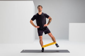 Fitnessband Fuss Übung