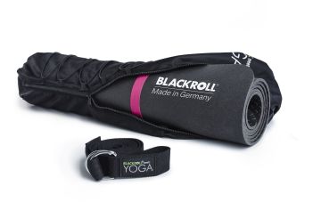 Health Lodge Yoga Training Nylon Belt with Black Eyemask for Softness Exercise 
