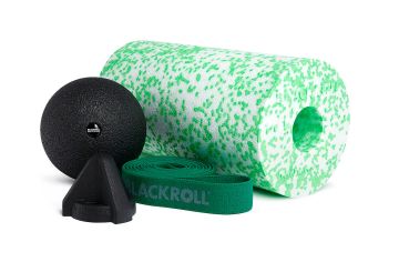 Anleiteitung 30 cm  UVP Blackroll Massagerolle Med grün/Weiß inkl 31,95 € 