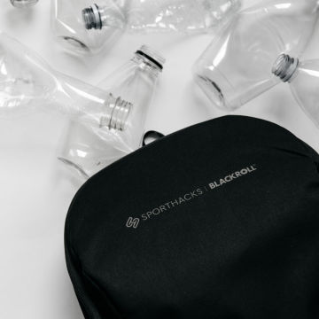 Backpack and PET bottles