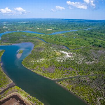 Climate Park Drone Shot
