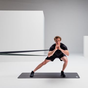 Side lunge athletics blackroll resist band web 1 2 Y2 A7314