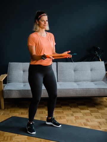 Exercise routine for cyclists