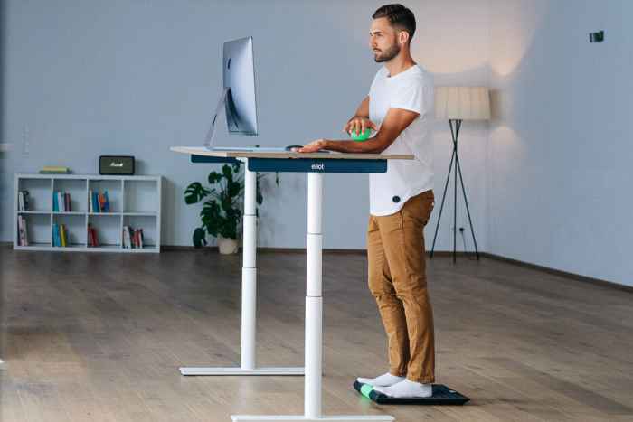 Correct posture when standing