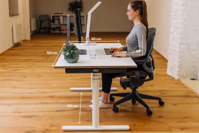Der ergonomische Schreibtisch