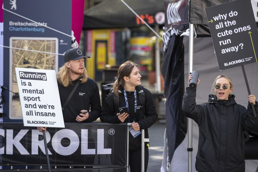 Blackroll Cheering Point Berlin Marathon