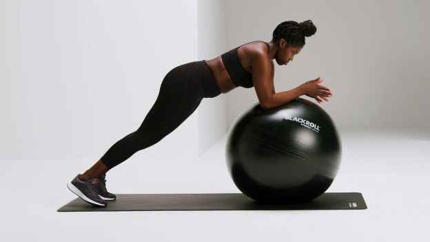 Exercises with the gym ball
